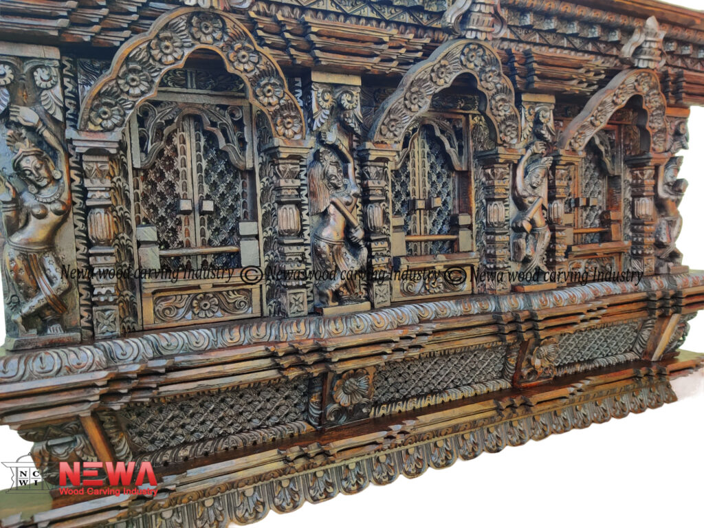 Window Sha Triple Tolan Sha window - Newa Wood Carving Industry