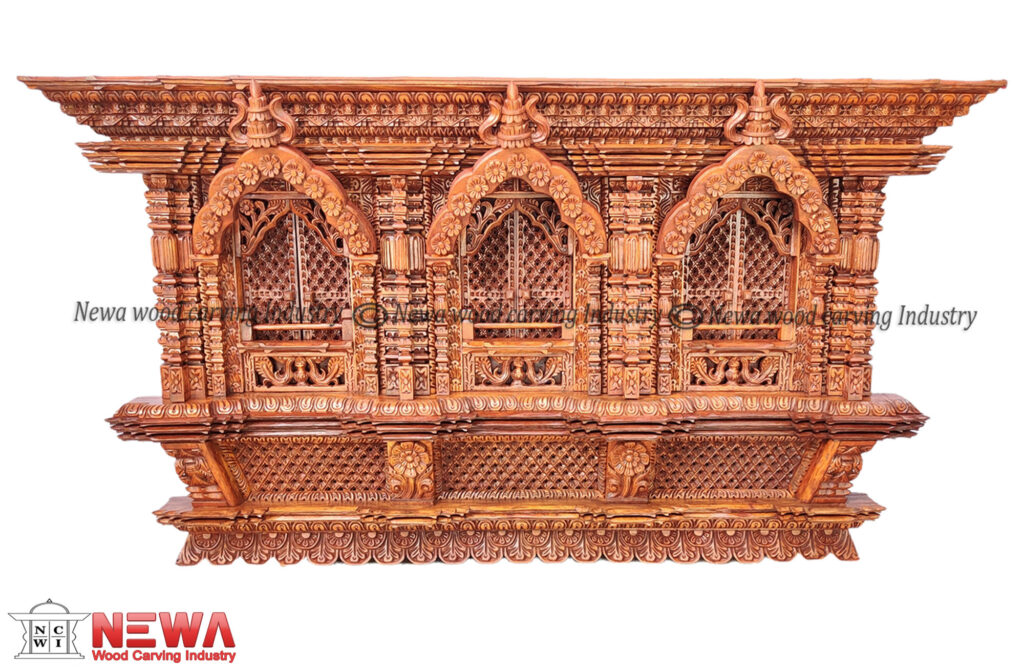 Tolan Triple Tolan Eye Window - Newa Wood Carving Industry