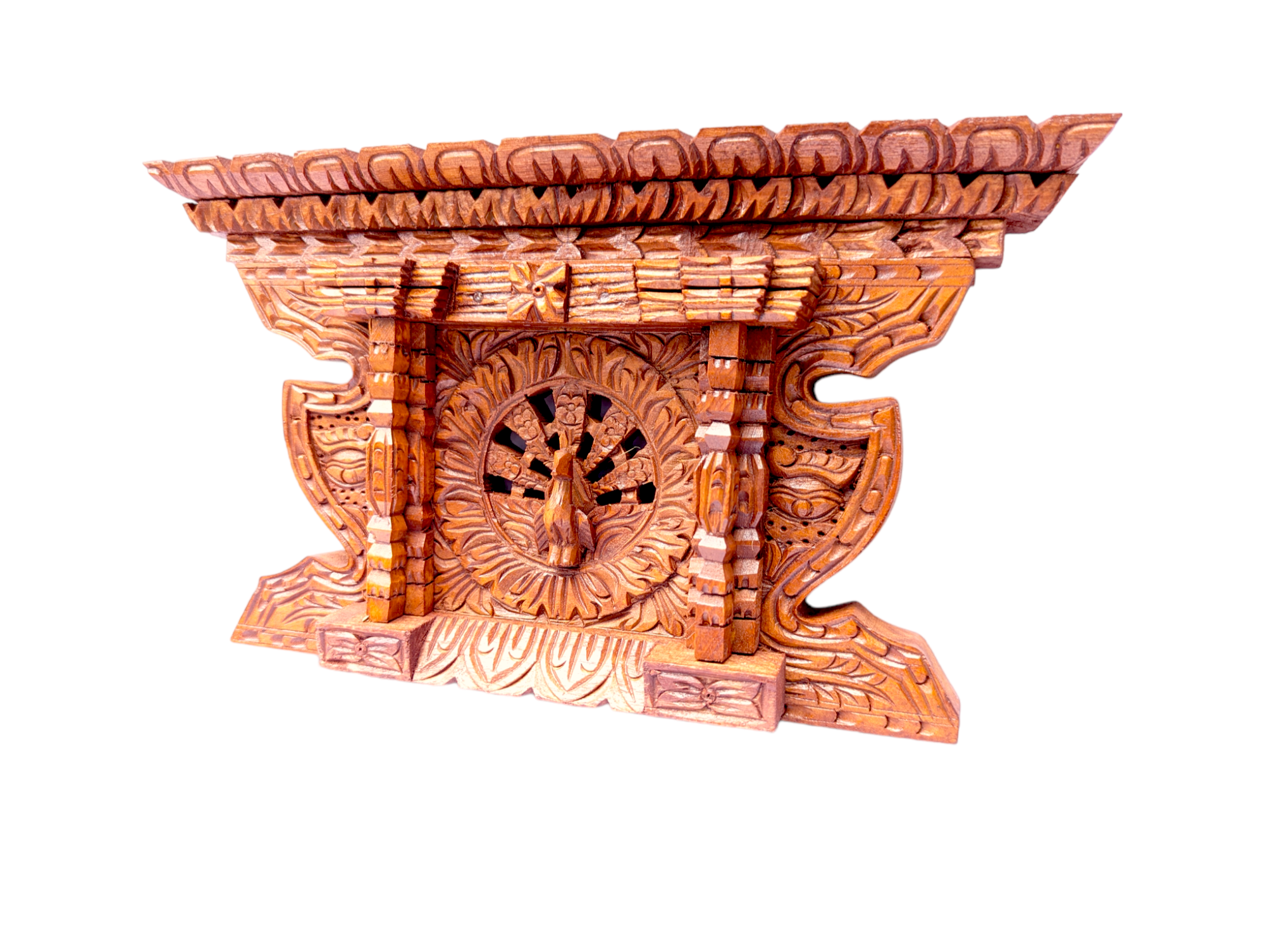 Wooden Side Eye Peacock Window  Home Decor/Wall Decor Gift Items - Image 3