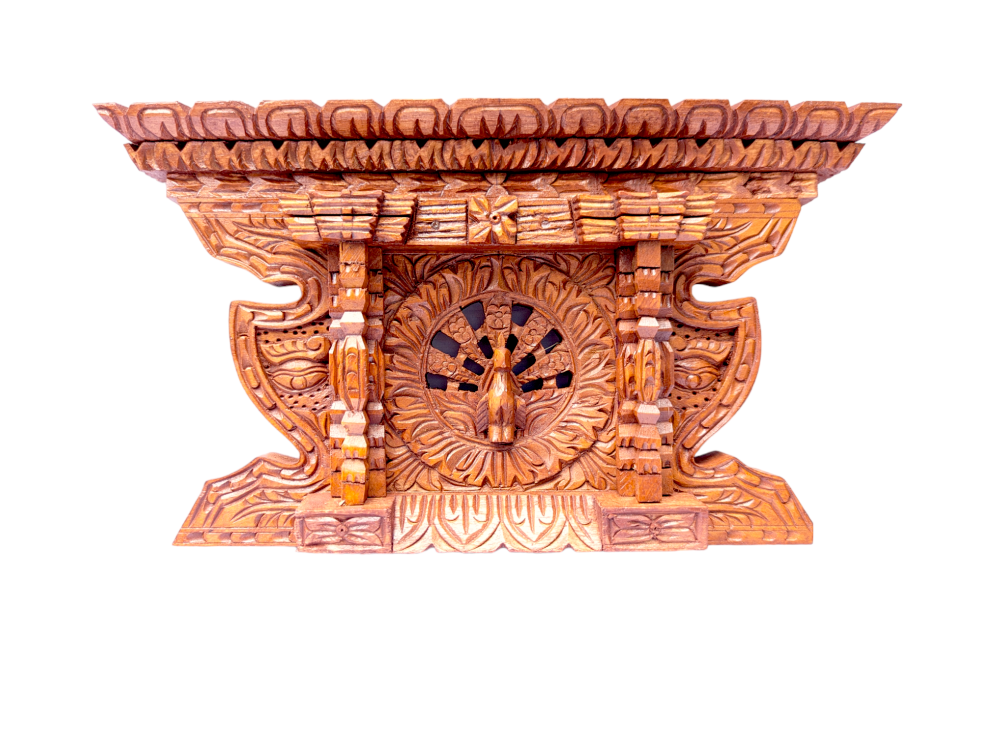 Wooden Side Eye Peacock Window  Home Decor/Wall Decor Gift Items